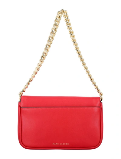 Shop Marc Jacobs The J Shoulder Bag In True Red