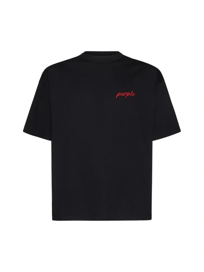 Shop Purple Brand T-shirts And Polos In Black