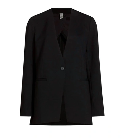 Shop Spanx Perfect Collarless Blazer In Black