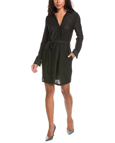 Shop Anna Kay Lurex Mini Dress In Black