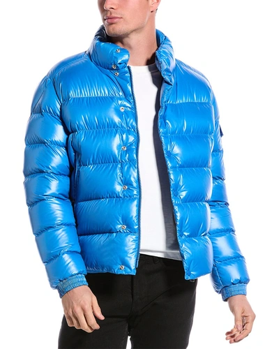 Shop Moncler Rain Jacket In Blue