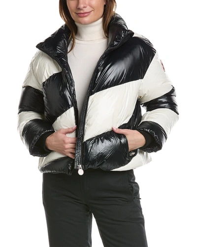 Shop Perfect Moment Super Mojo Down Puffer Jacket In Black