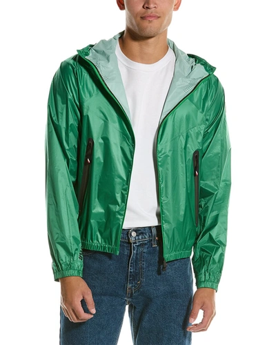 Shop Moncler Windbreaker Jacket In Green