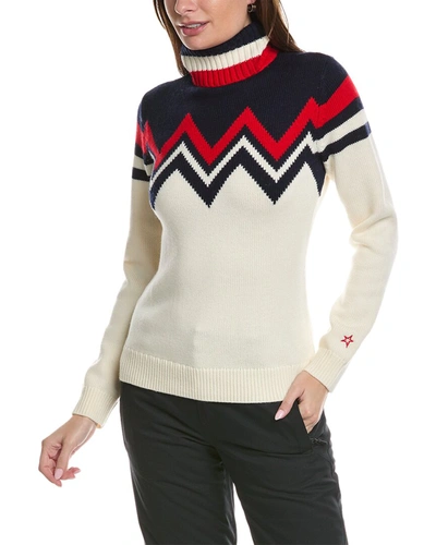 Shop Perfect Moment Alpine Wool Sweater In White