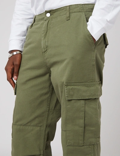 Shop Carhartt -wip Regular Cargo Pant (moraga Cotton Twill) In Green