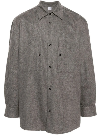 Winnie New York Classic Shirt Clothing In Grey