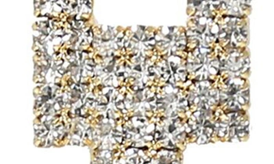 Shop Ettika Rectangular Link Drop Earrings In Gold