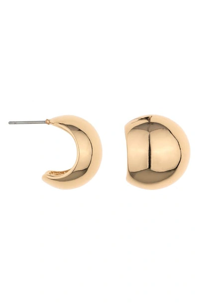 Shop Ettika Bubble Hoop Earrings In Gold