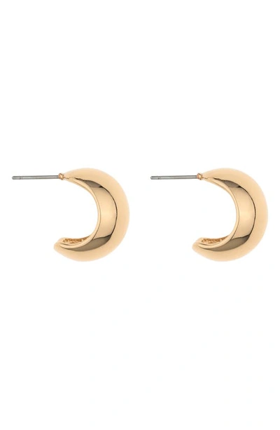 Shop Ettika Bubble Hoop Earrings In Gold