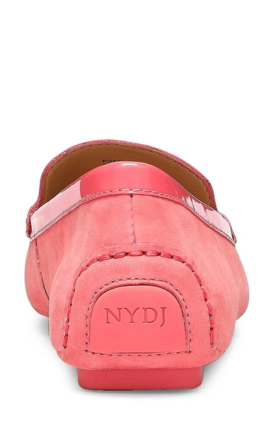 Shop Nydj Pose Loafer In Watermelon