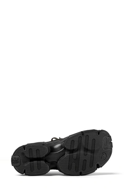 Camperlab Tossu Panelled Rubber And Knit Trainers In Black
