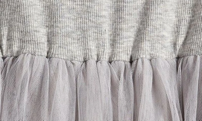 Shop Tucker + Tate Kids' Ruffle Long Sleeve Dress In Grey Heather