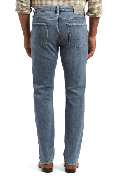 Shop 34 Heritage Courage Straight Leg Jeans In Light Shaded Organic