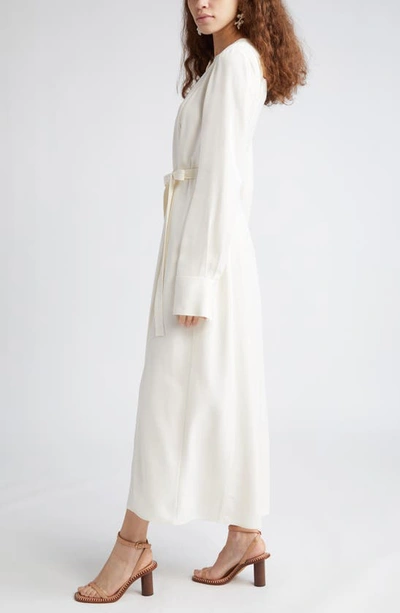 Shop Ulla Johnson Asilia Long Sleeve Maxi Dress In Pristine