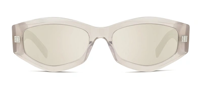 Shop Givenchy Gv Day Gv40062i 20c Geometric Sunglasses In Grey