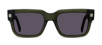 Shop Givenchy Gvday Gv40039u 96a Square Sunglasses In Grey