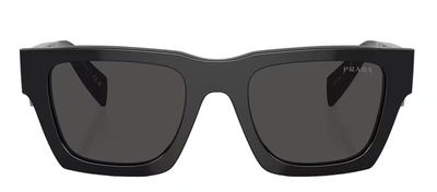 Shop Prada Pr A06s 16k08z Square Sunglasses In Grey