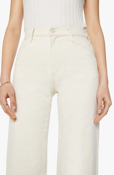 Shop Mother The Dodger High Waist Wide Leg Ankle Jeans In Act Natural