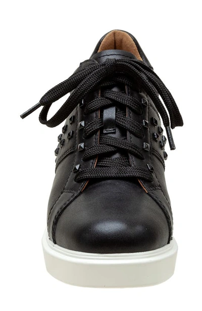 Shop Linea Paolo Katia Wedge Sneaker In Black