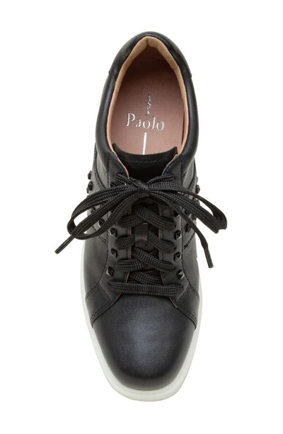 Shop Linea Paolo Katia Wedge Sneaker In Black