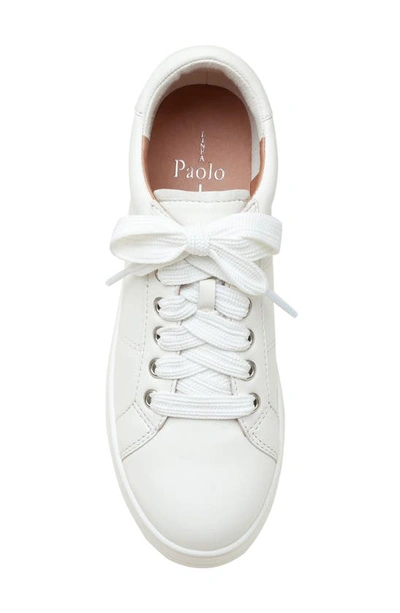 Shop Linea Paolo Jill Platform Sneaker In Eggshell