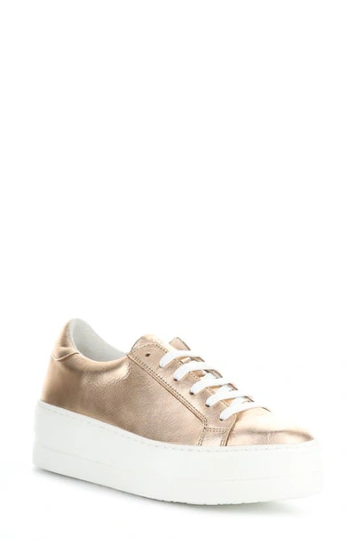 Shop Bos. & Co. Maya Platform Sneaker In Sabbia