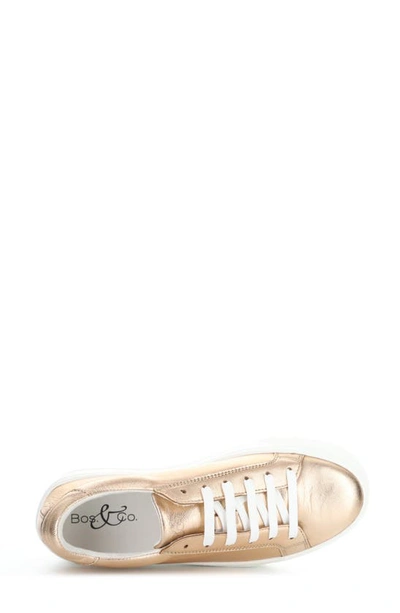 Bos. & Co. Maya Platform Sneaker In Sabbia