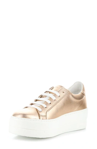 Bos. & Co. Maya Platform Sneaker In Sabbia