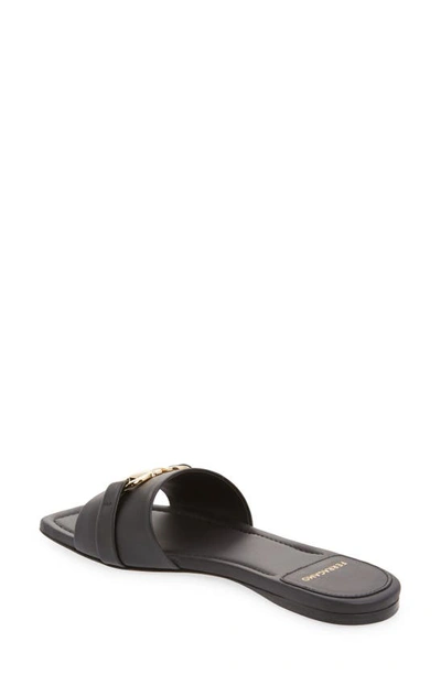 Shop Ferragamo Leah Slide Sandal In Black