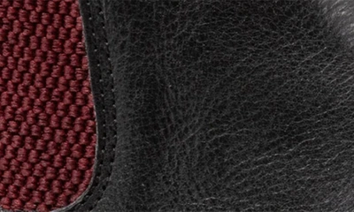 Shop Bueno Florida Chelsea Boot In Black/ Bordeaux Leather