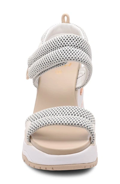 Ash Cosmos Wedge Sandal In Eggnog