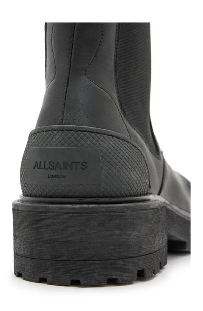Shop Allsaints Matrix Chelsea Boot In Black