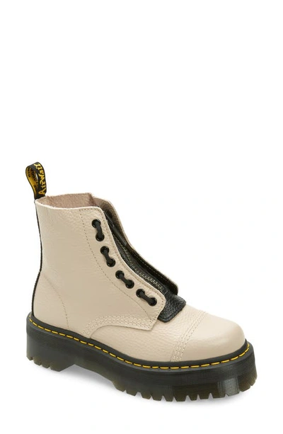 Shop Dr. Martens' Sinclair Platform Bootie In Vintage Taupe