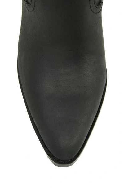 Jeffrey Campbell Calvera 2k Western Knee High Boot In Black Washed