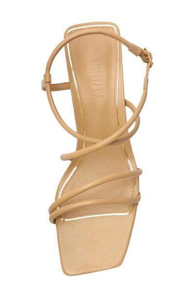 Shop Schutz Aimee Strappy Sandal In Light Nude