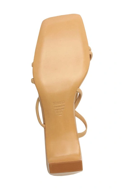 Shop Schutz Aimee Strappy Sandal In Light Nude