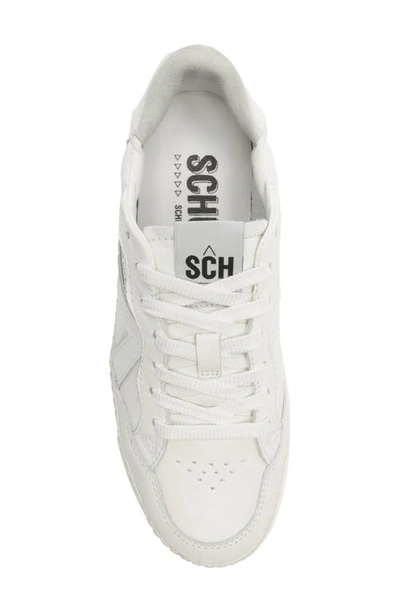 Schutz Leather Low-top Sneakers In White