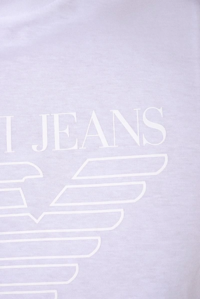 Shop Armani Jeans Topwear In White