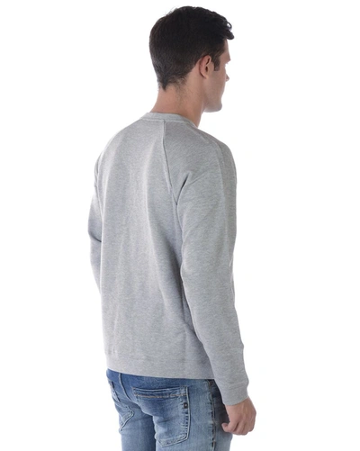Shop Versace Collection Sweatshirt Hoodie In Grey