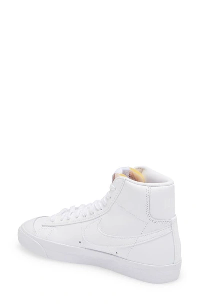 Shop Nike Blazer Mid '77 Se Sneaker In White/ White/ White/ Black
