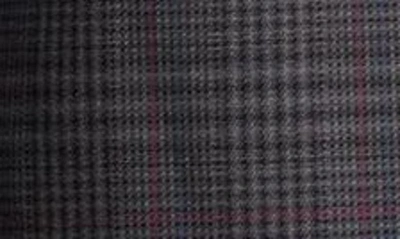Vince Camuto Plaid One-button Blazer In Rich Black