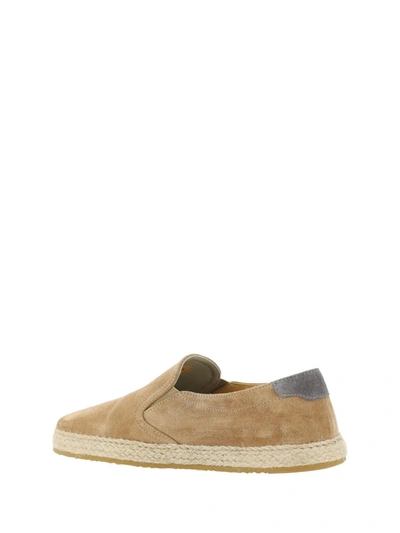 Shop Brunello Cucinelli Espadrilles In Noisette+fumo