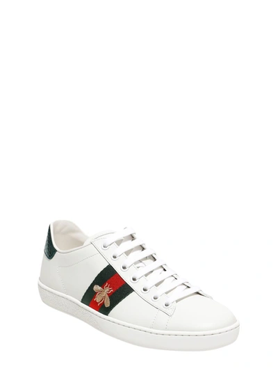Shop Gucci Ace In White