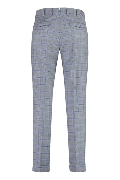 Shop Pt01 Pantaloni Torino Virgin Wool Trousers In Blue