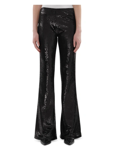 Shop Iro Charlin Womens Sequined Fashion Flared Pants In Black