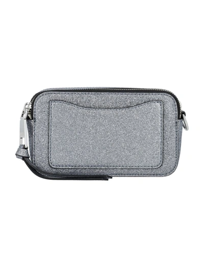 Shop Marc Jacobs The Glitter Snapshot In Silver