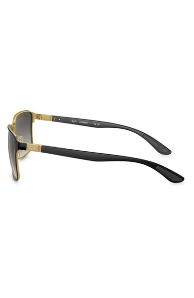 Ray Ban 59mm Square Gradient Sunglasses In Black