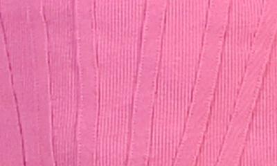 Shop Truce Kids' Rib Long Sleeve Cotton Top In Dark Pink