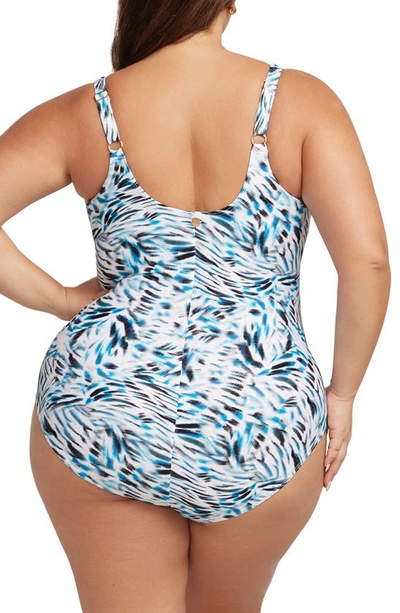 Artesands Ze Blu Delacroix One-piece Swimsuit In White