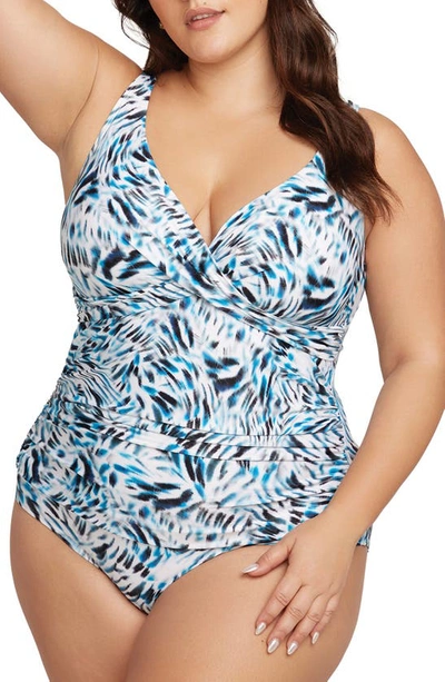 Artesands Ze Blu Delacroix One-piece Swimsuit In White